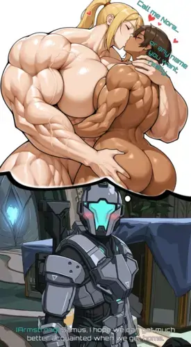 Daily Gyaru image samus/samus_x_nora-text