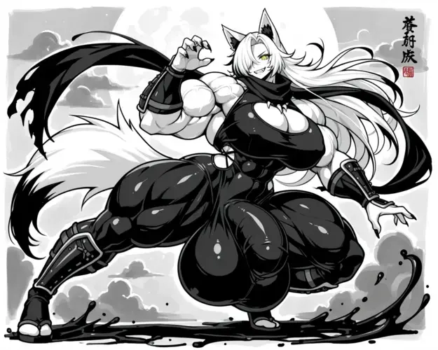 Daily Gyaru image ink_wash/rhia_ink02