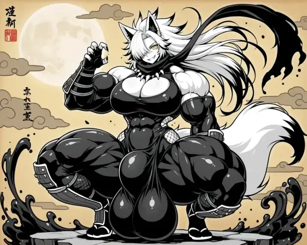 Daily Gyaru image ink_wash/rhia_ink03