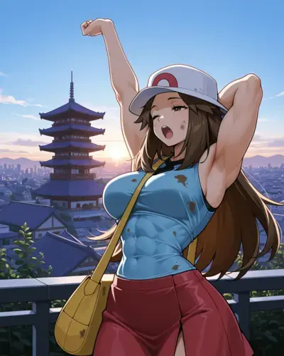 Daily Gyaru image 01_leaf_stretch