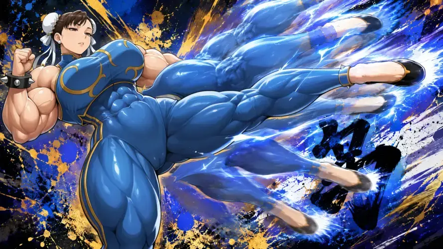 Daily Gyaru image chun-li-kicks-f