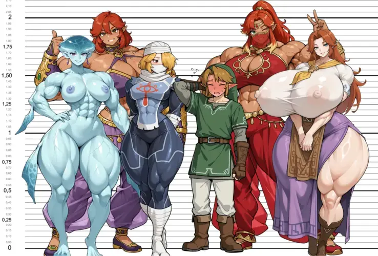 Daily Gyaru image oot-height-chart